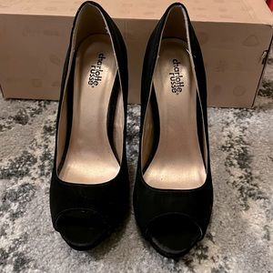 BLACK HIGH HEELS US 7